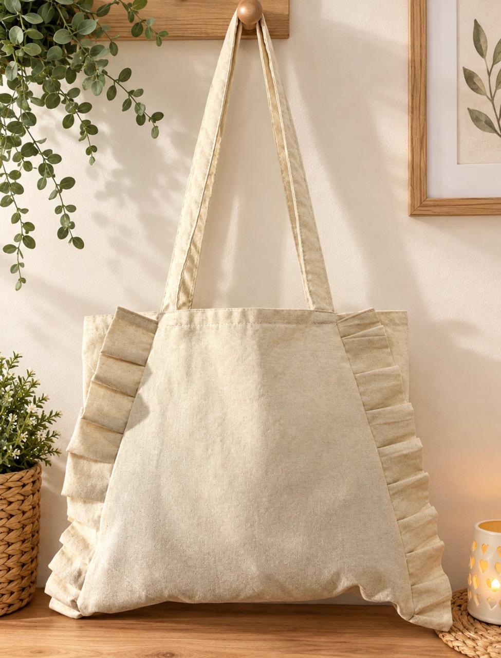 Tote bag con volados